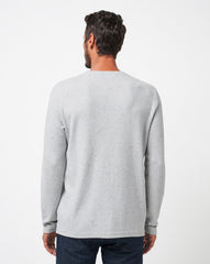 Cloud Waffle Crew Men/Heather Light Grey