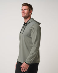 Hero Hour Tech Hoodie Men|Golf/Dark Olive