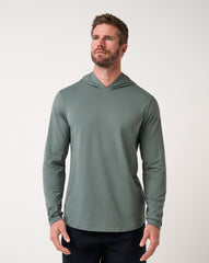 Performance Jersey Hoodie Men|Golf/Balsam Green