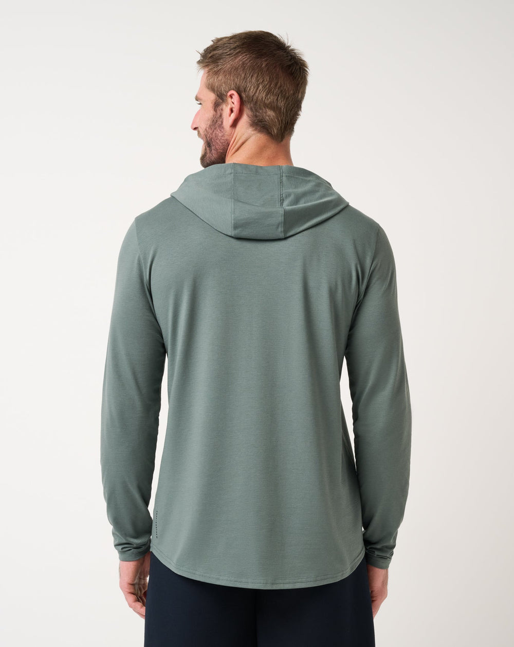 Performance Jersey Hoodie Men|Golf/Balsam Green