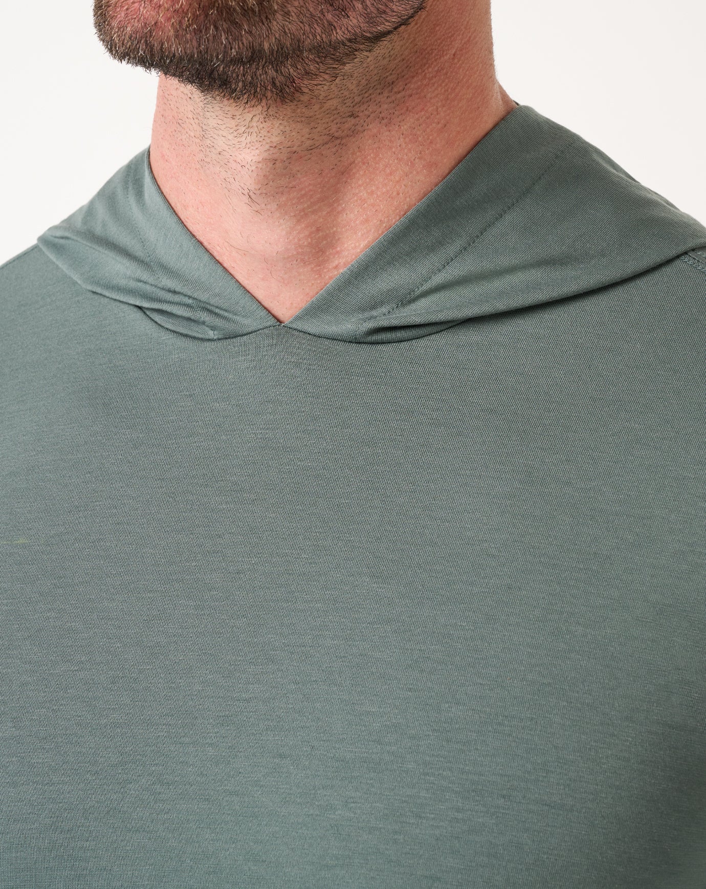Performance Jersey Hoodie Men|Golf/Balsam Green