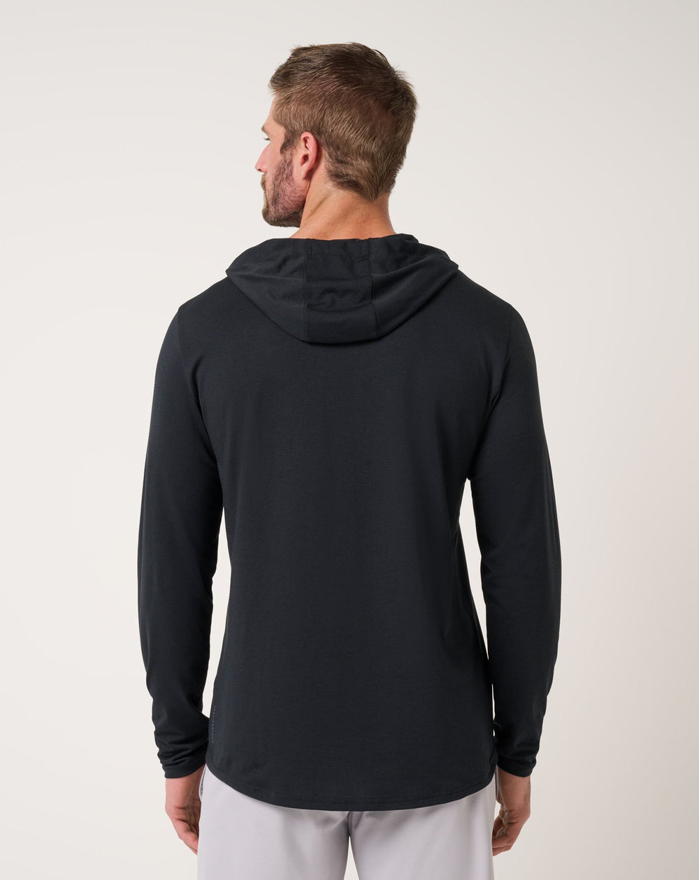 Performance Jersey Hoodie Men|Golf/Black