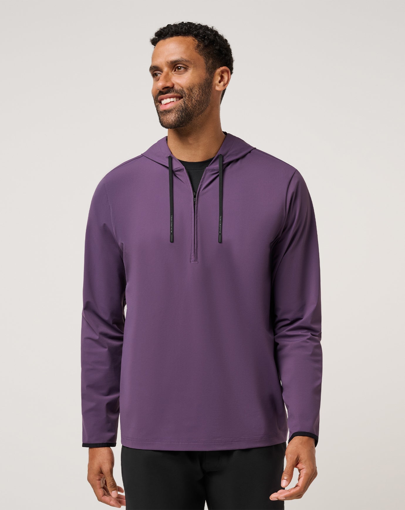 Hero Hour Tech Hoodie Men|Golf/Purple Velvet