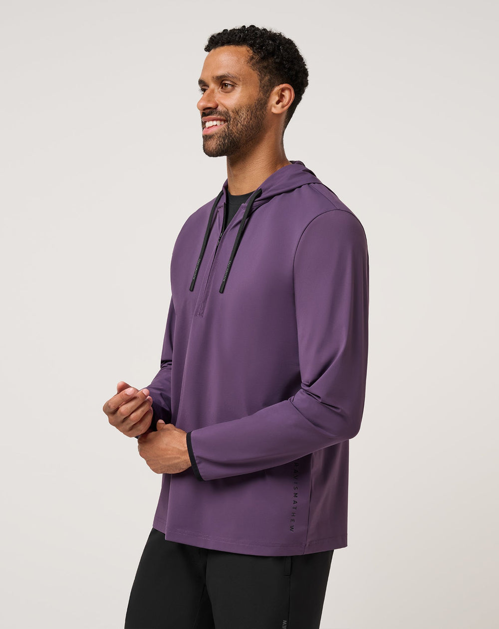 Hero Hour Tech Hoodie Men|Golf/Purple Velvet