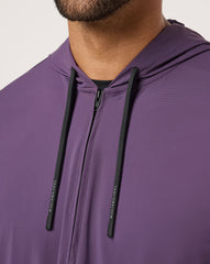 Hero Hour Tech Hoodie Men|Golf/Purple Velvet