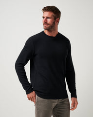 Cloud Waffle Crew Men/Black