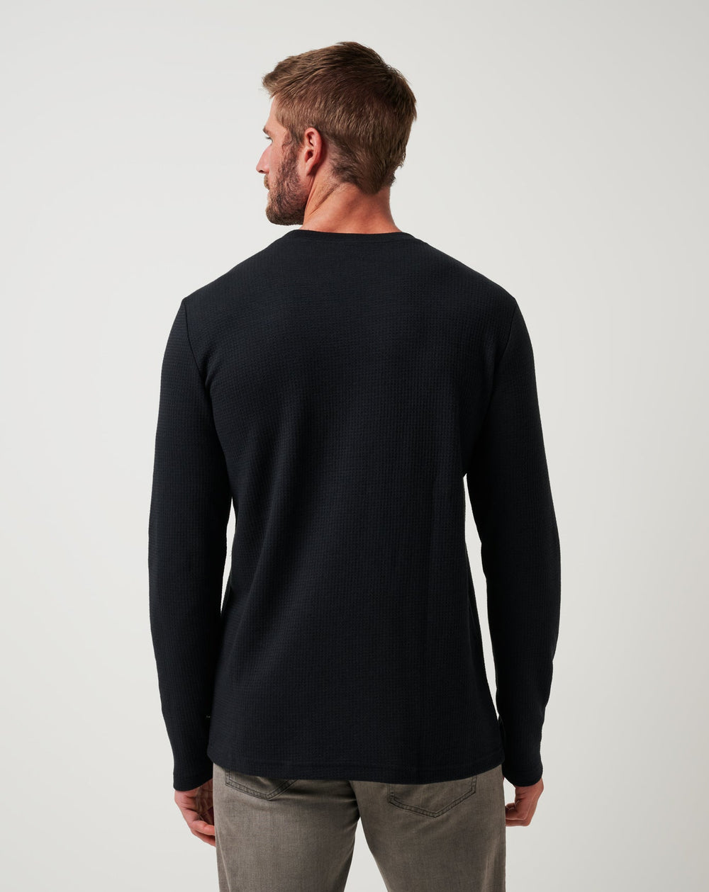 Cloud Waffle Crew Men/Black