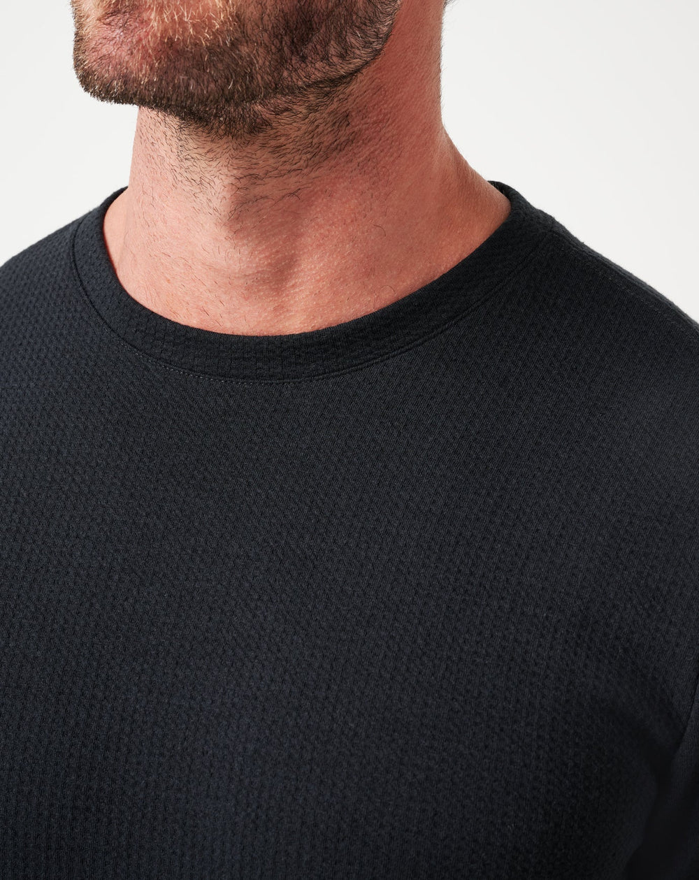 Cloud Waffle Crew Men/Black