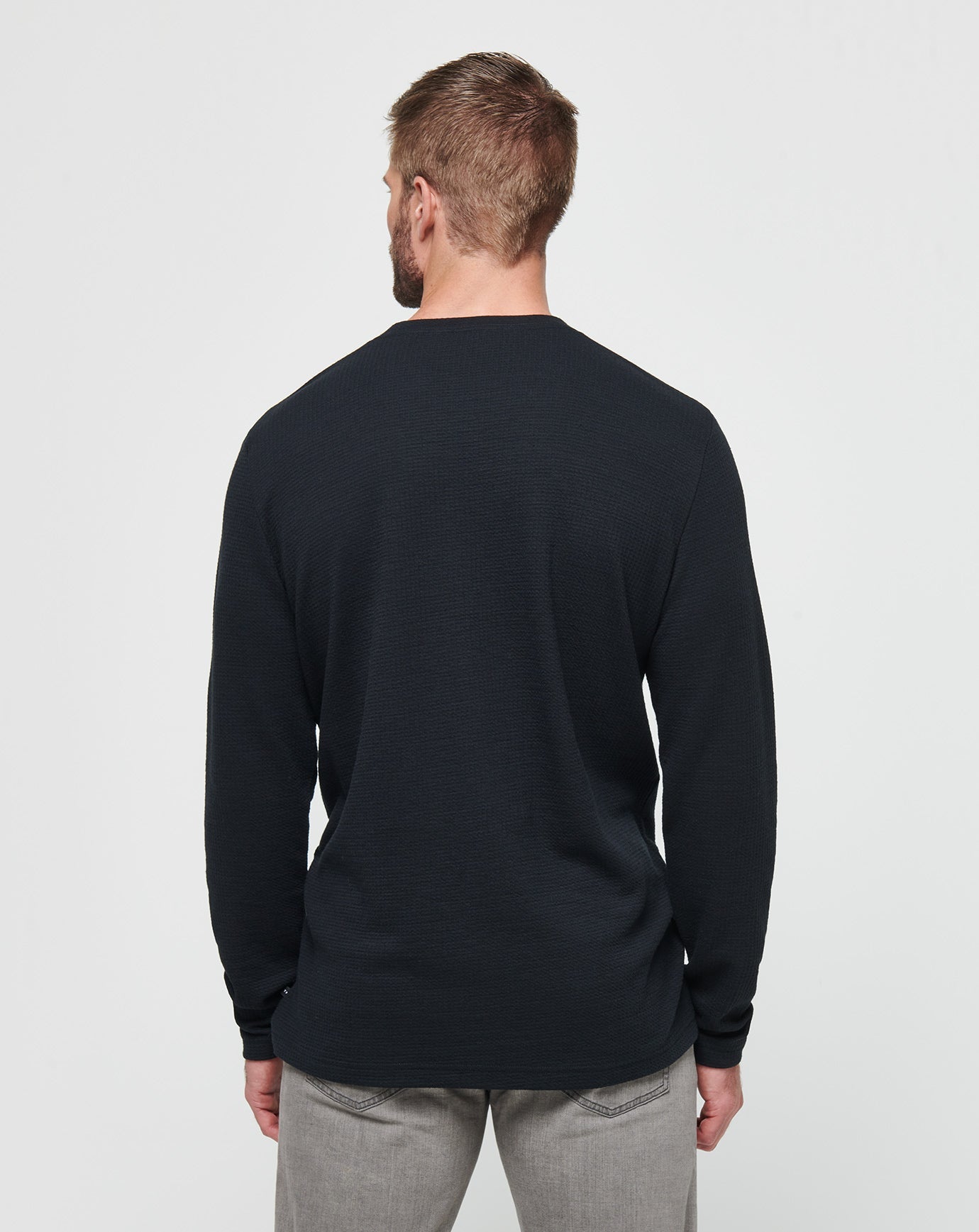 Cloud Waffle Crew Men/Black