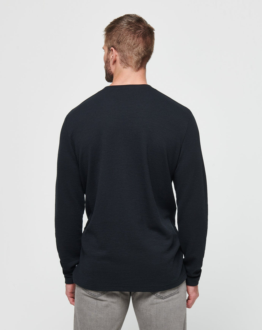 Cloud Waffle Crew Men/Black