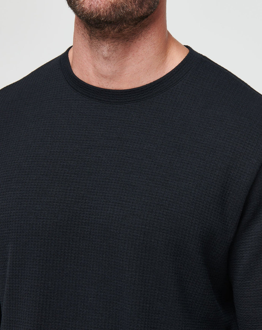 Cloud Waffle Crew Men/Black
