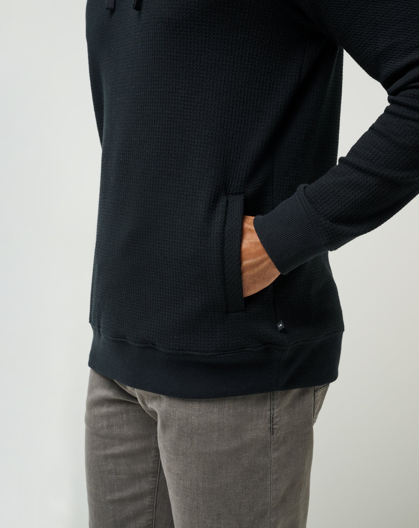 Cloud Waffle Hoodie Men/Black