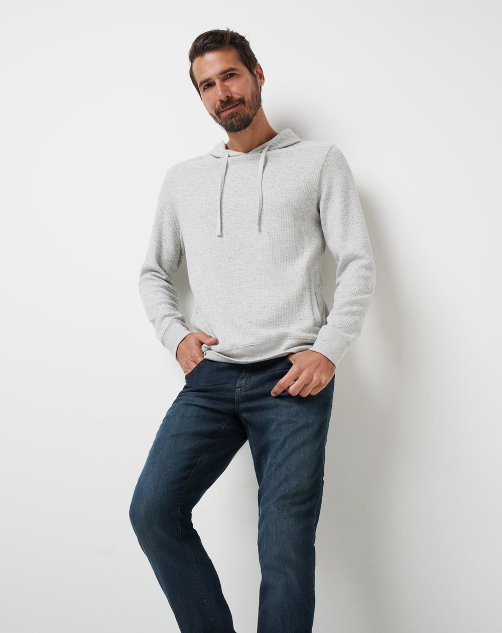 Cloud Waffle Hoodie Men/Light Grey
