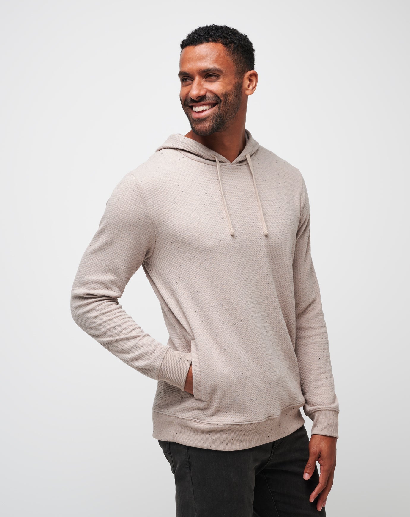 Cloud Waffle Hoodie Men/Oxford Tan