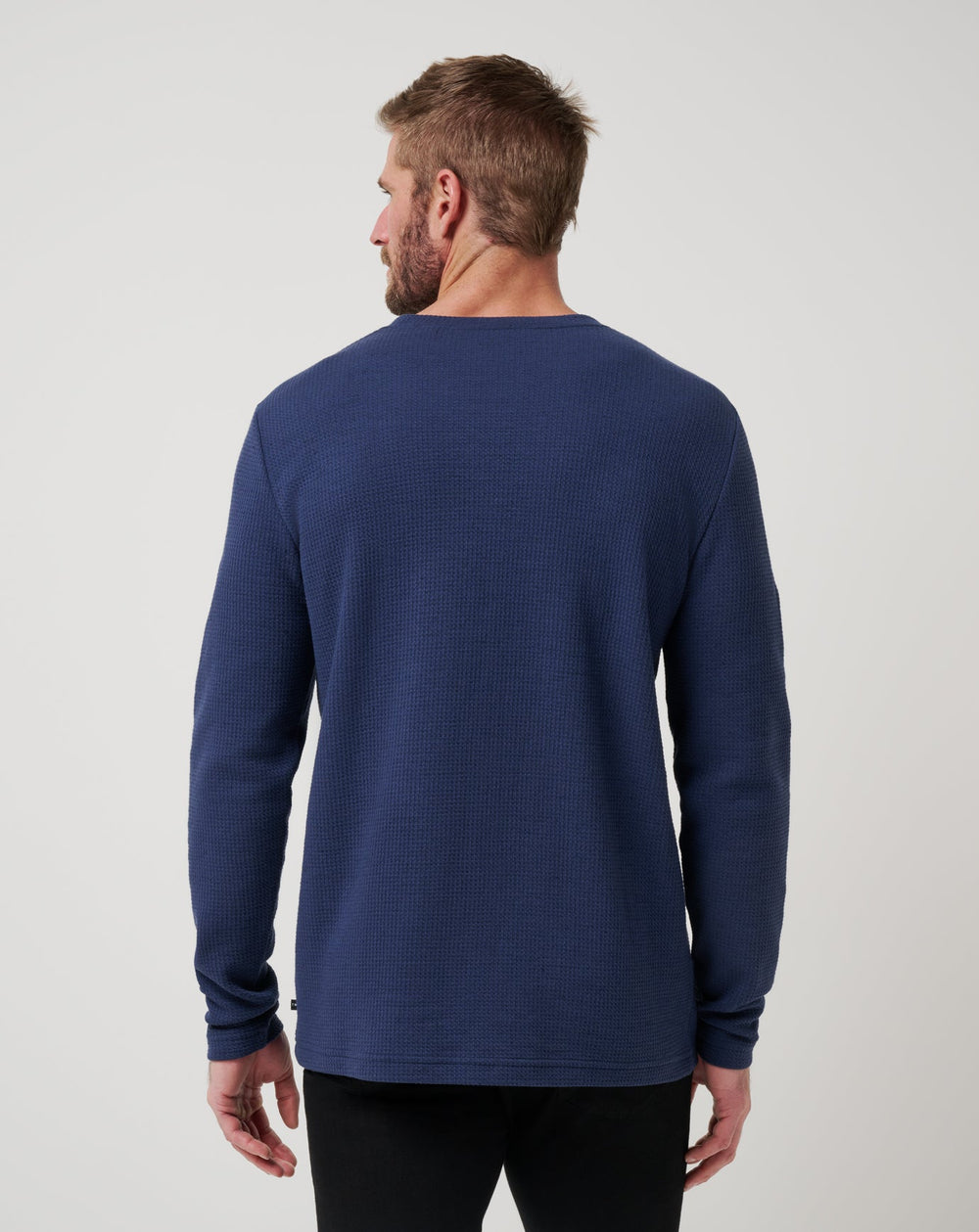 Cloud Waffle Crew Men/Mood Indigo