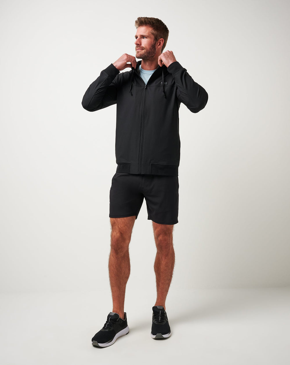 Wanderlust Hoodie Men|Golf/Black