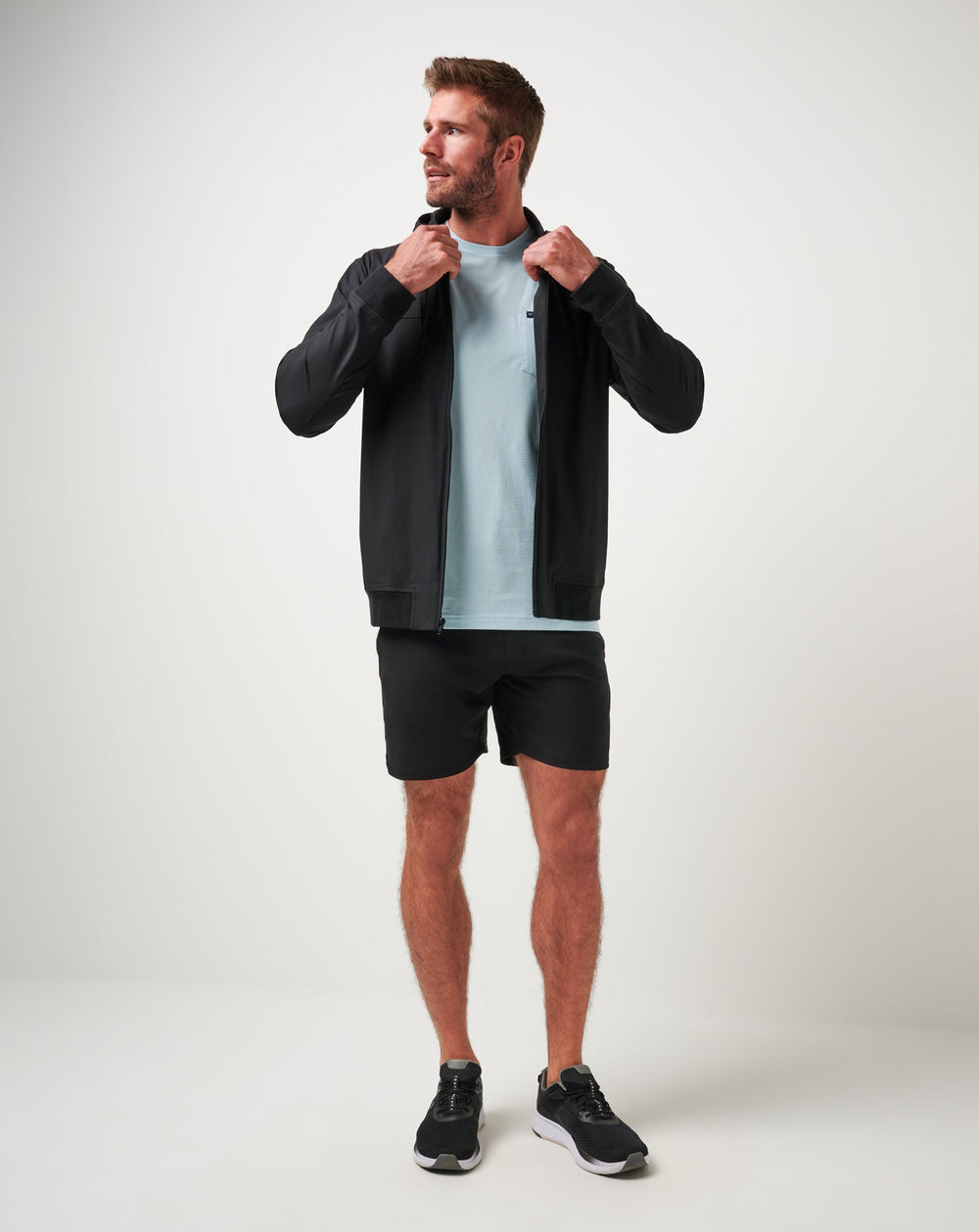 Wanderlust Hoodie Men|Golf/Black