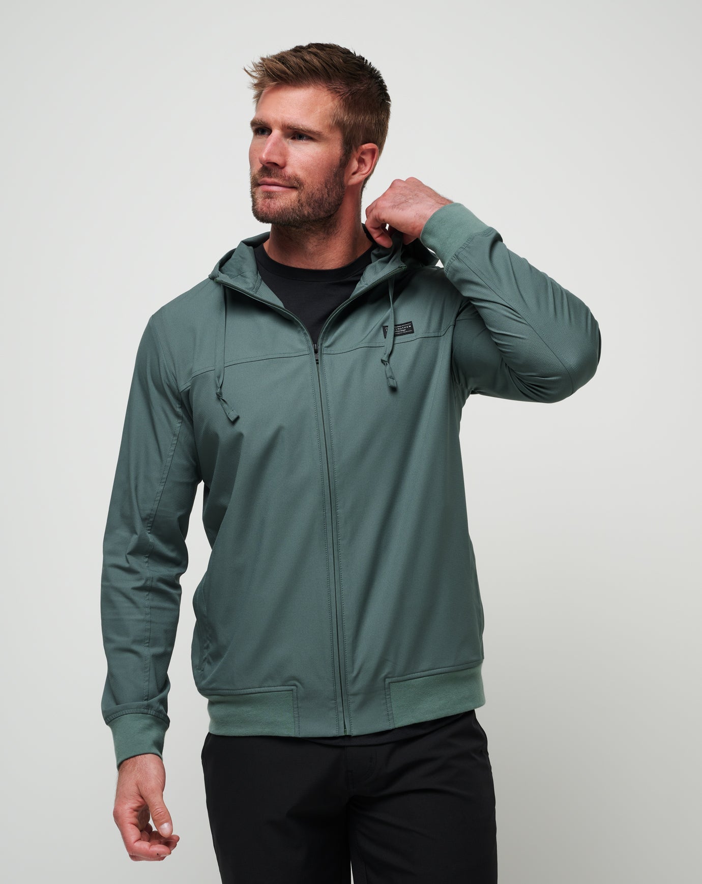Wanderlust Hoodie Men|Golf/Balsam Green