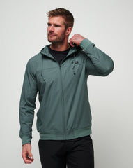 Wanderlust Hoodie Men|Golf/Balsam Green