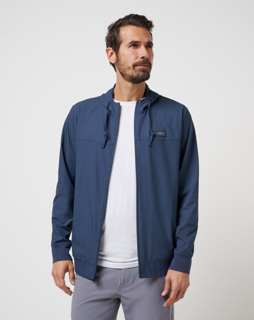 Wanderlust Hoodie Men|Golf/Mood Indigo