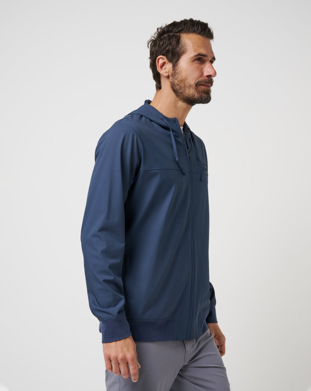 Wanderlust Hoodie Men|Golf/Mood Indigo