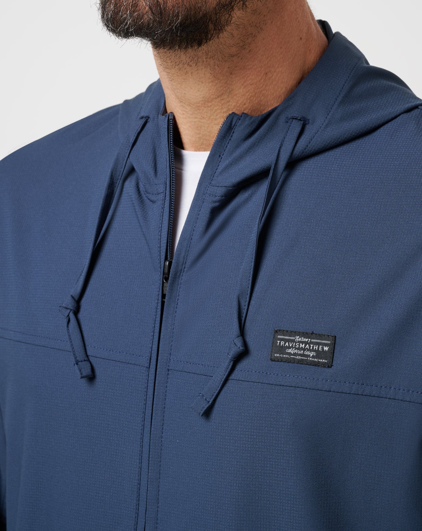 Wanderlust Hoodie Men|Golf/Mood Indigo
