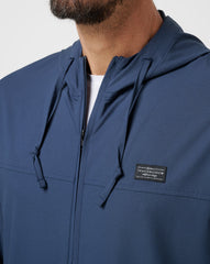 Wanderlust Hoodie Men|Golf/Mood Indigo