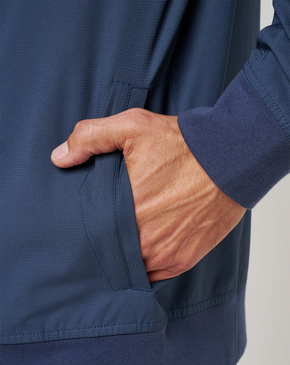 Wanderlust Hoodie Men|Golf/Mood Indigo