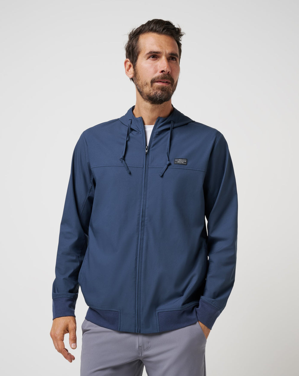 Wanderlust Hoodie Men|Golf/Mood Indigo