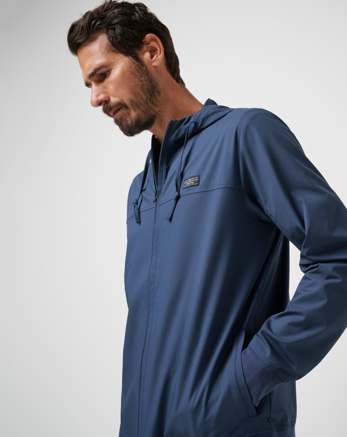 Wanderlust Hoodie Men|Golf/Mood Indigo