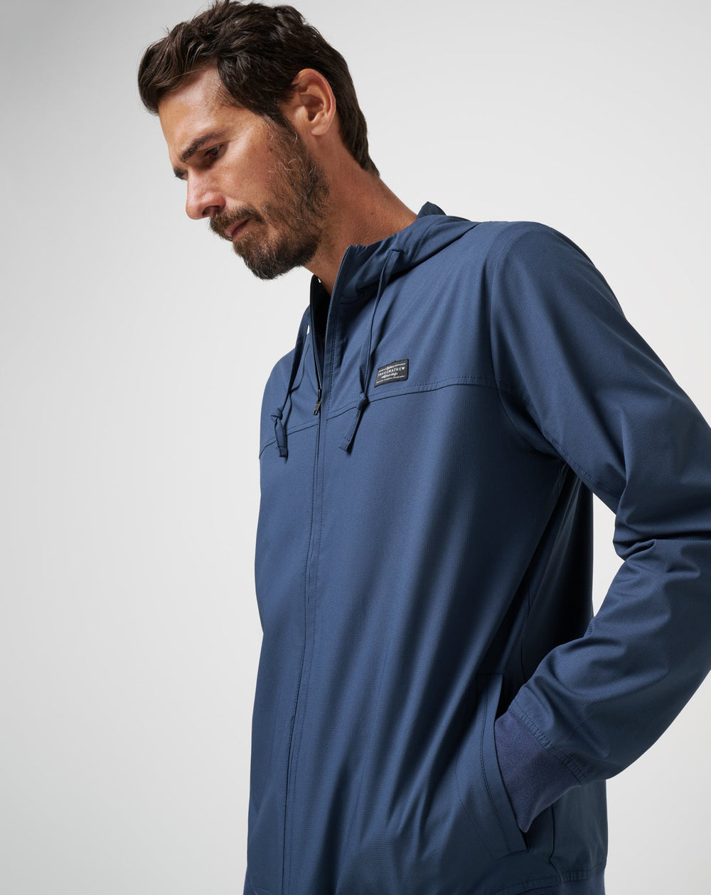 Wanderlust Hoodie Men|Golf/Mood Indigo