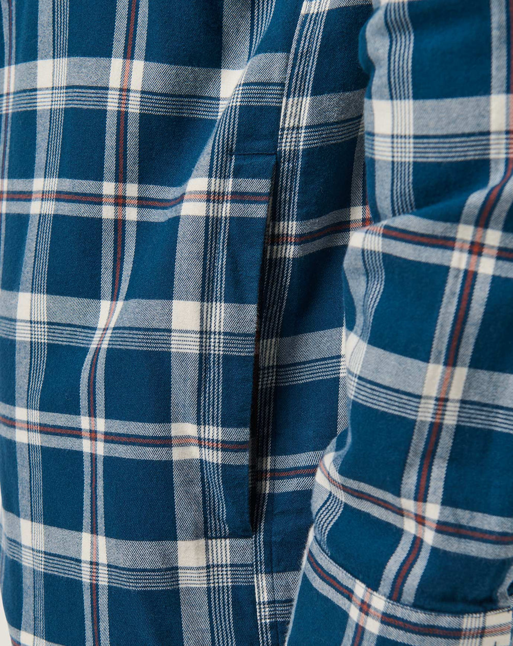 Cloud Flannel Hooded Button-Up Men/Titan