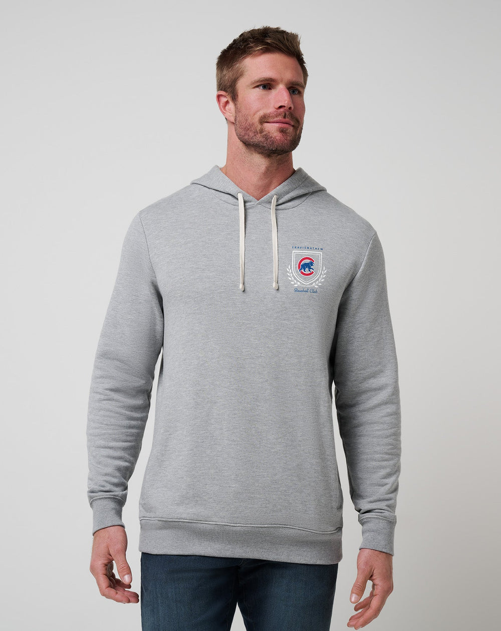 Chicago Cubs Stadium Hoodie Men|Game Day|New/Heather Grey