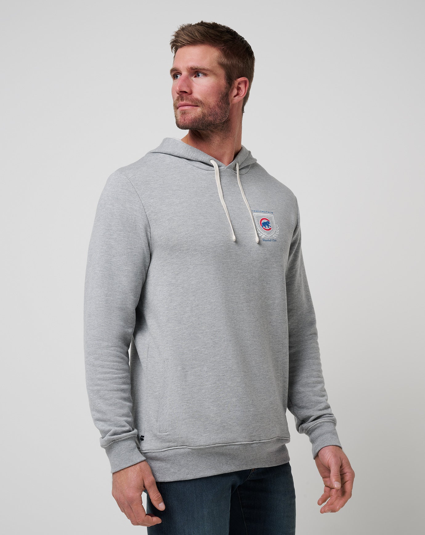 Chicago Cubs Stadium Hoodie Men|Game Day|New/Heather Grey