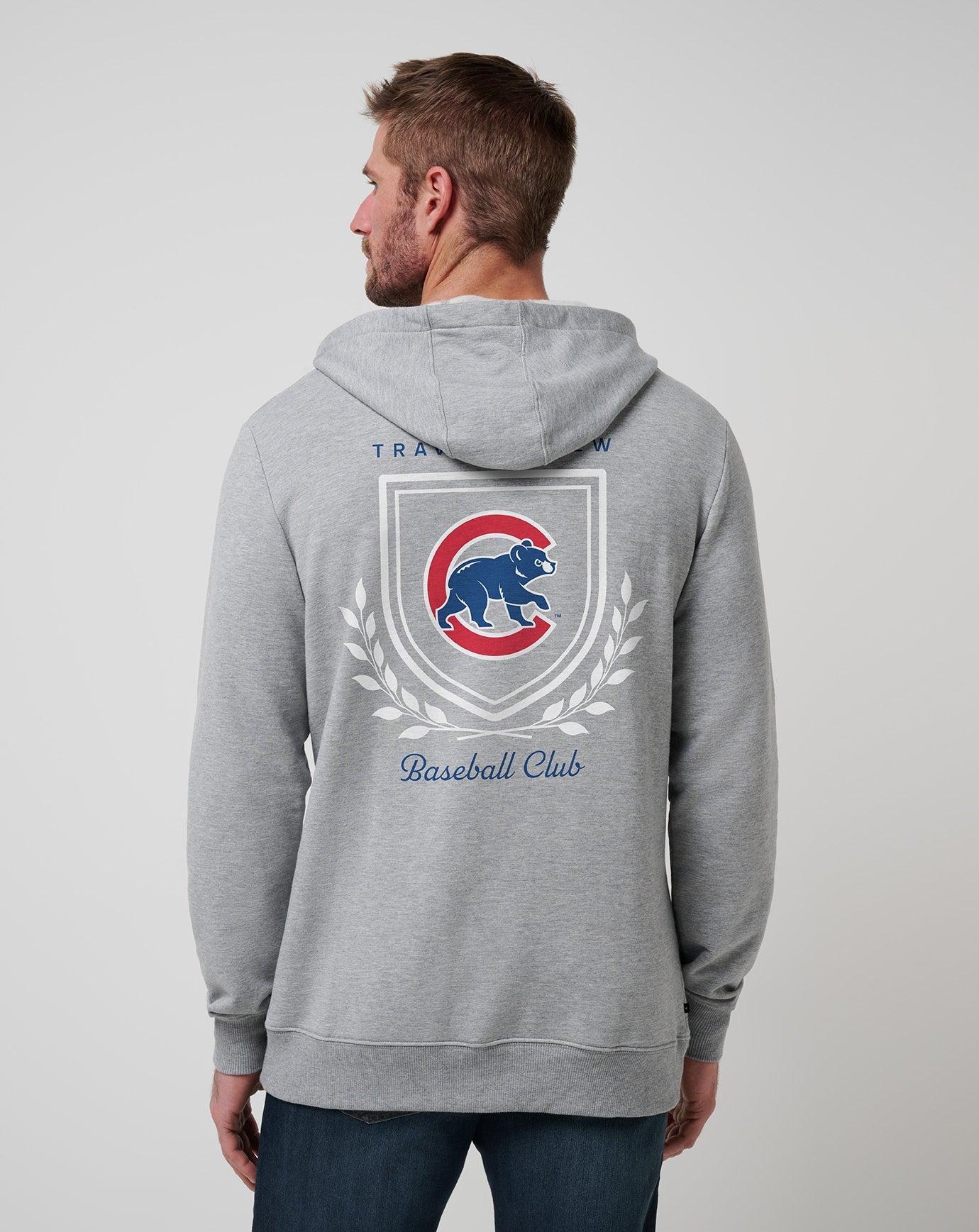 Chicago Cubs Stadium Hoodie Men|Game Day|New/Heather Grey