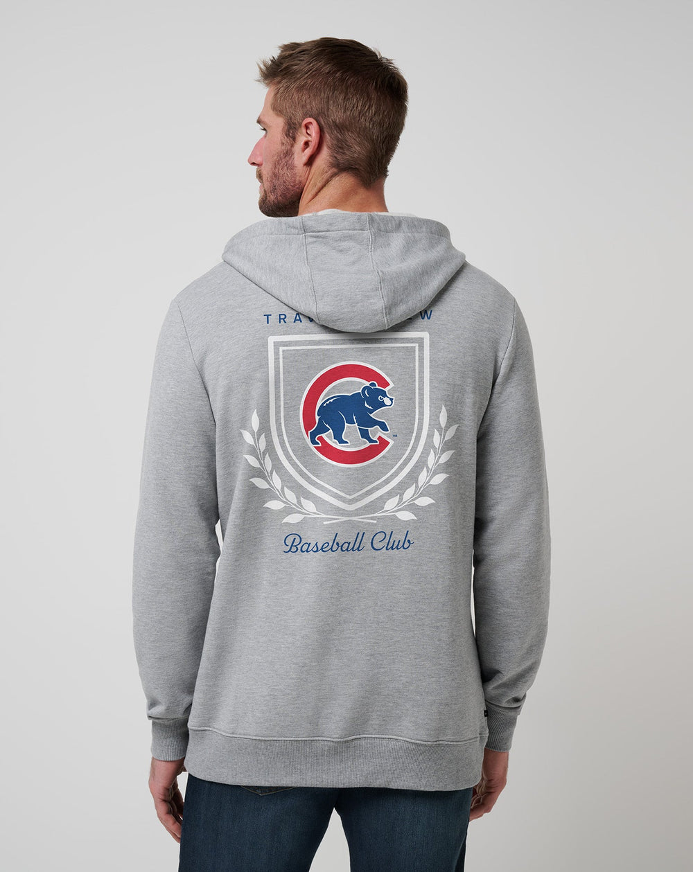 Chicago Cubs Stadium Hoodie Men|Game Day|New/Heather Grey