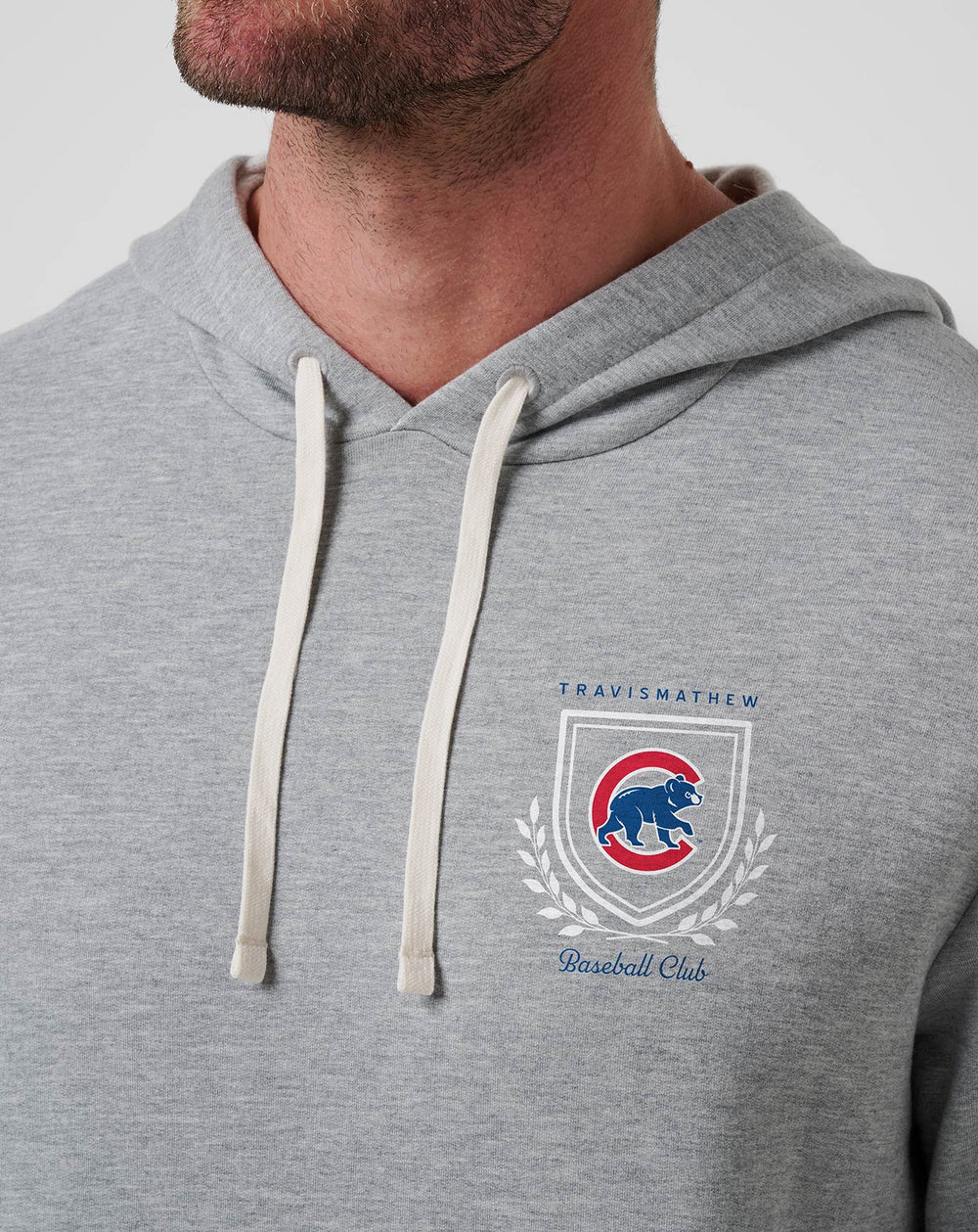 Chicago Cubs Stadium Hoodie Men|Game Day|New/Heather Grey