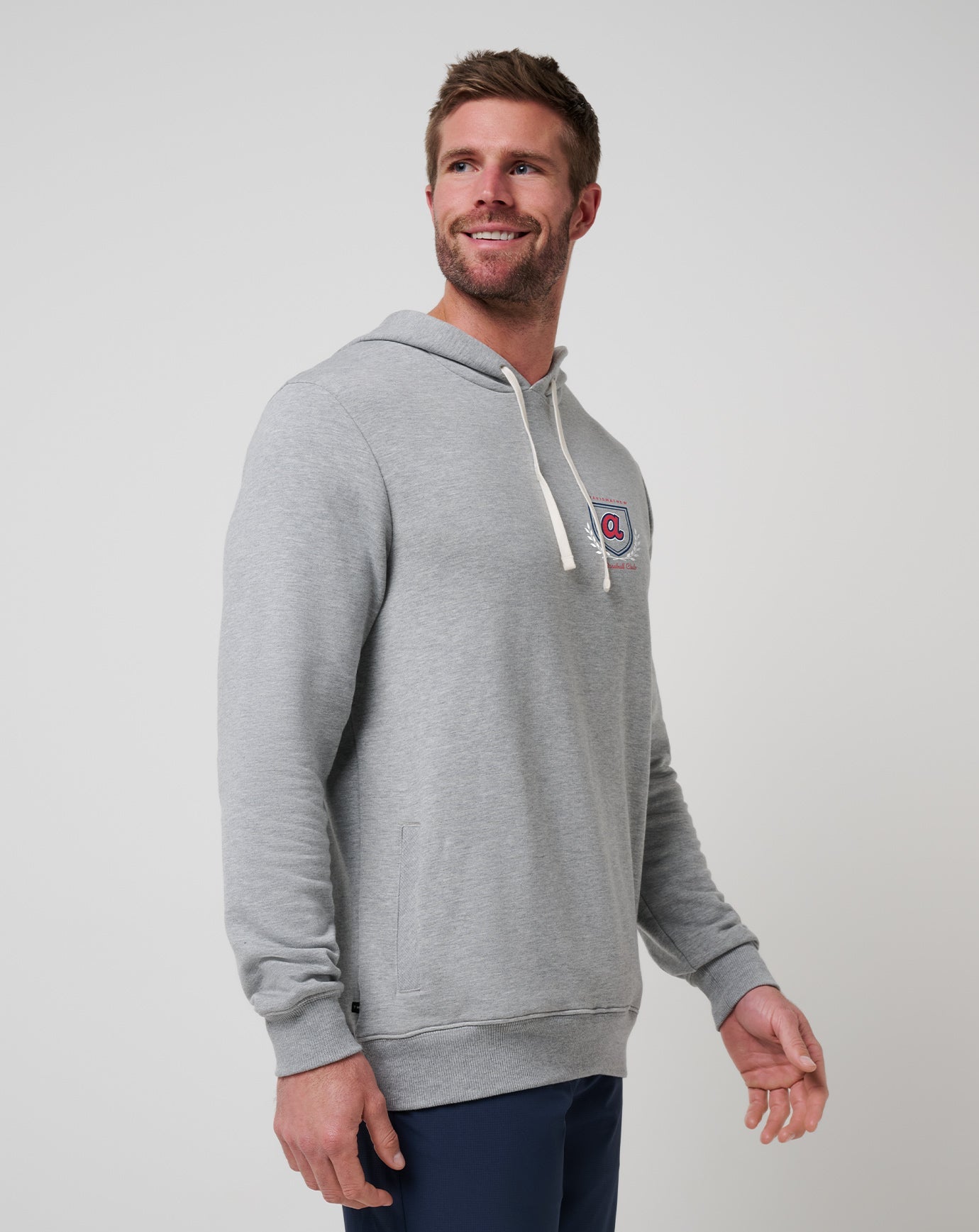 Atlanta Braves Stadium Hoodie Men|New/Heather Grey