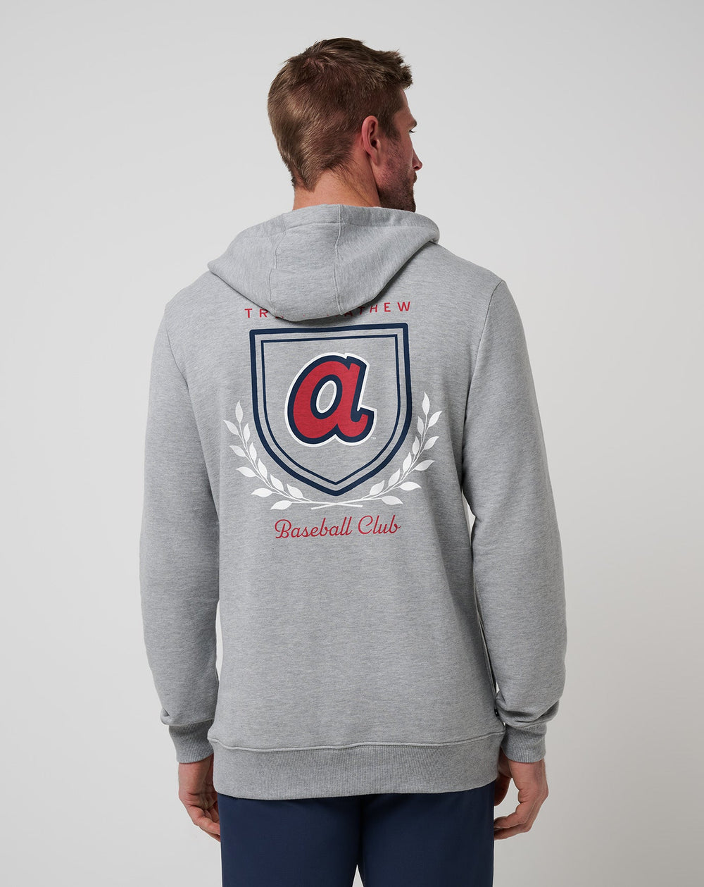 Atlanta Braves Stadium Hoodie Men|New/Heather Grey