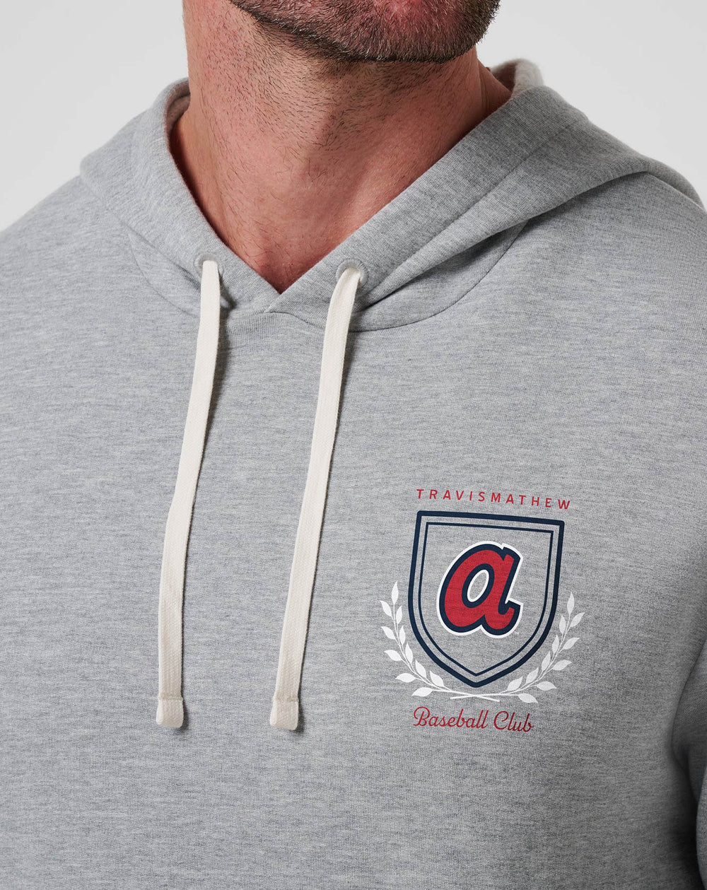 Atlanta Braves Stadium Hoodie Men|New/Heather Grey
