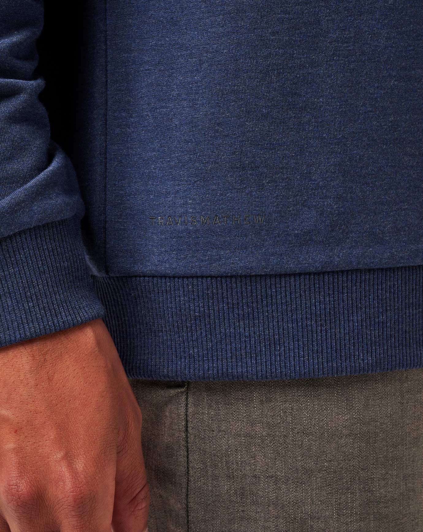 Amenities V-Neck Crew Men|Golf/Heather Blue Nights