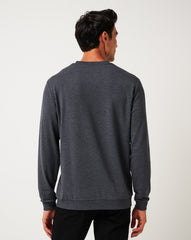 Amenities V-Neck Crew Men|Golf/Heather Dark Grey