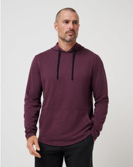 Upgraded Tech Hoodie Men|Golf/Heather Mauve Wine