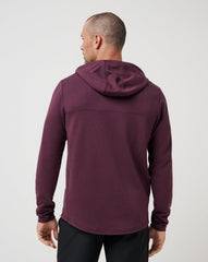 Upgraded Tech Hoodie Men|Golf/Heather Mauve Wine