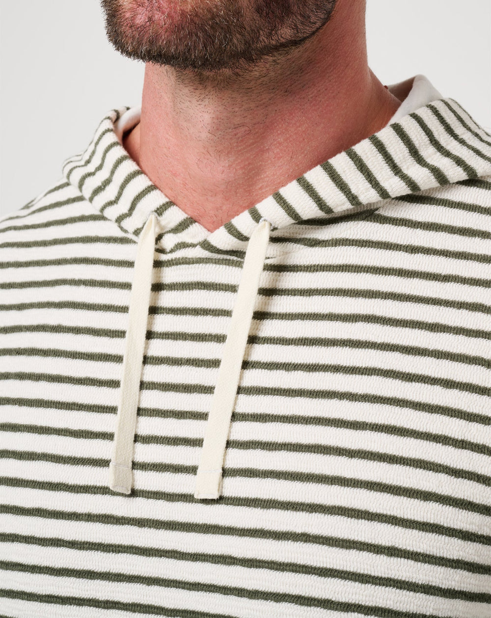Shark Warning Hoodie Men/Dark Olive