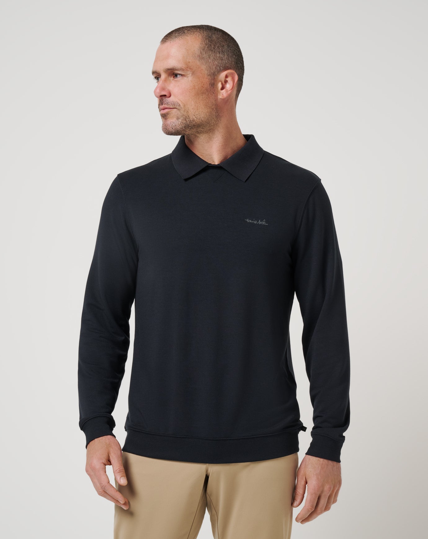 Amenities Collar Crew Men/Black