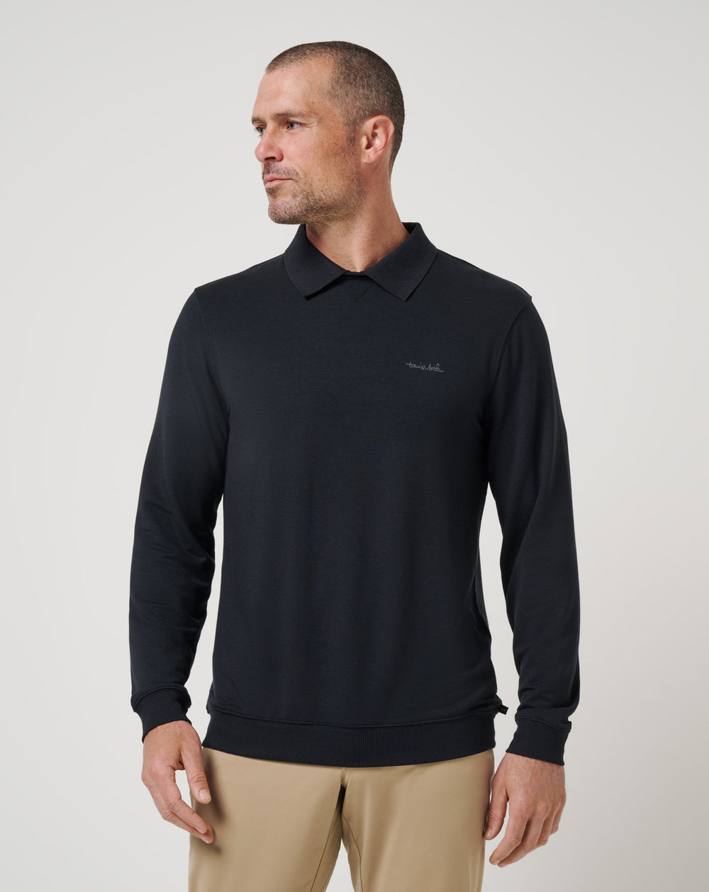 Amenities Collar Crew Men/Black