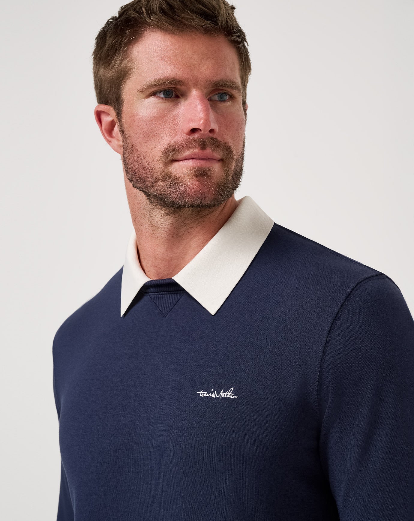 Amenities Collar Crew Men/Total Eclipse