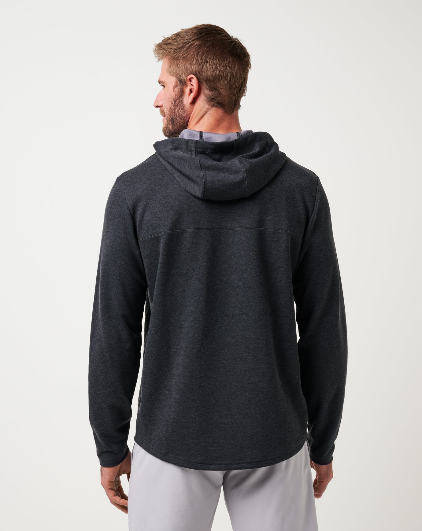 Upgraded Tech Hoodie Men|Golf/Heather Black