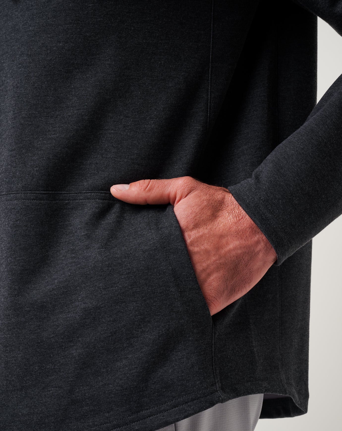 Upgraded Tech Hoodie Men|Golf/Heather Black